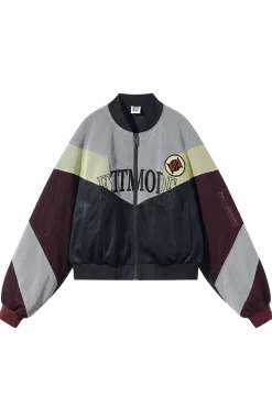 Mesh Layered Badge MA1 Jacket