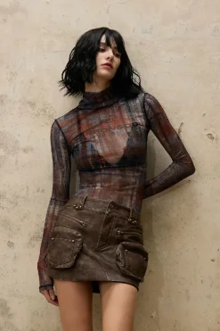 Mesh Vague Top