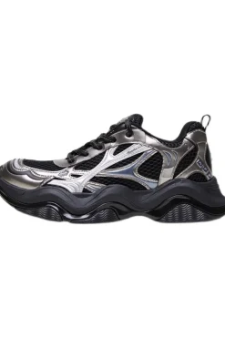 Metallic Breathable Dad Sneakers
