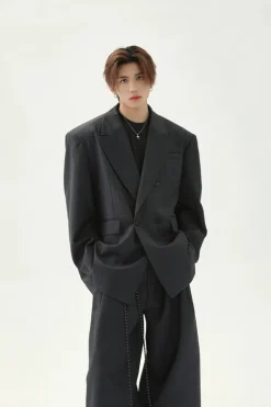 Minimalist Padded Blazer