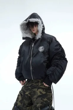 Mountain Hawk Fleece Panel Hooded Jacket