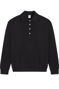 Oversized Polo Sweatshirt