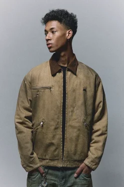 11.6oz Distressed Detroit Work Jacket