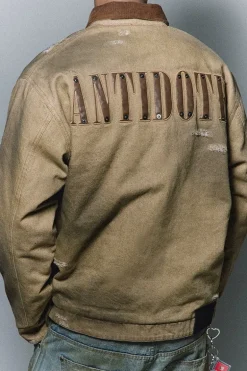 11.6oz Distressed Detroit Work Jacket