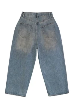 13.5oz Yellow Dyed Baggy Jeans