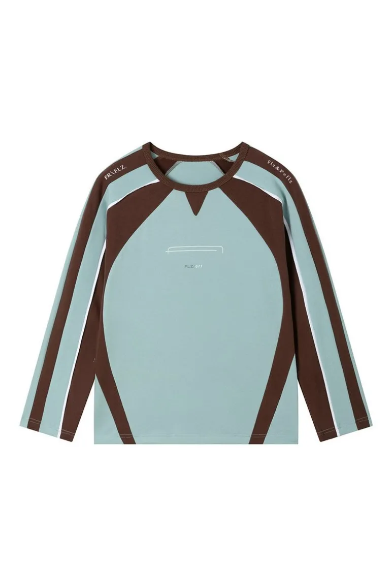 Patchwork Long Sleeve Hoodie