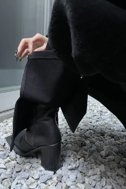 Polished High-Waist Flared Trousers