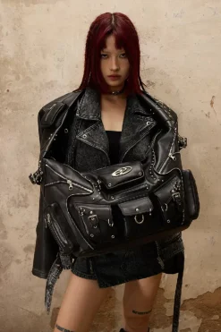 Punk Sheepskin Bag