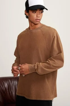 Raglan Sleeve Vintage Crew