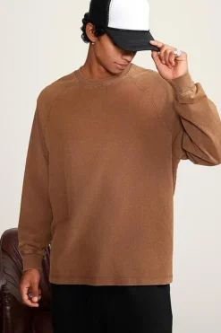 Raglan Sleeve Vintage Crew
