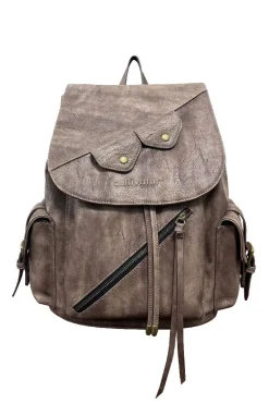Retro Distressed Backpack