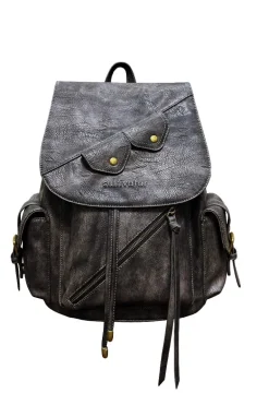 Retro Distressed Backpack