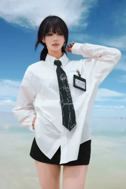 School Badge Uniform Shirt