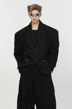 Shoulder Pads Suit Jacket