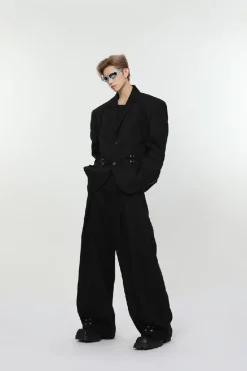 Shoulder Pads Suit Jacket