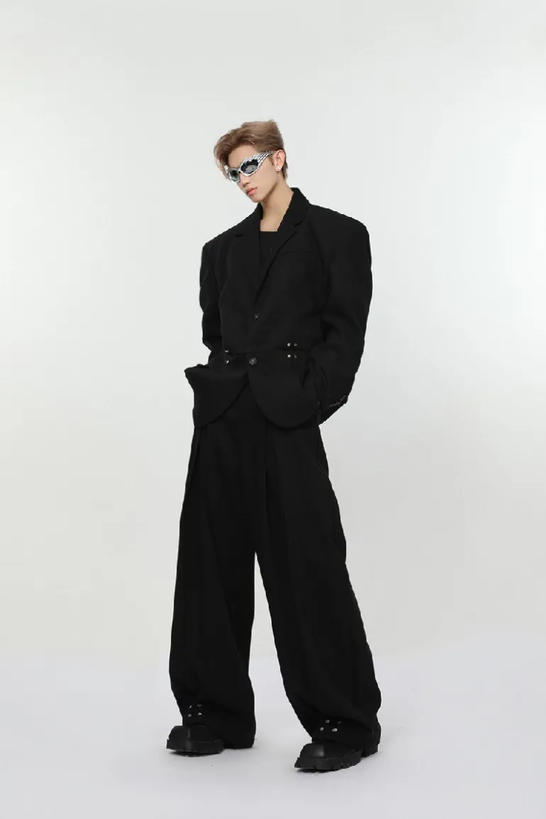 Shoulder Pads Suit Jacket