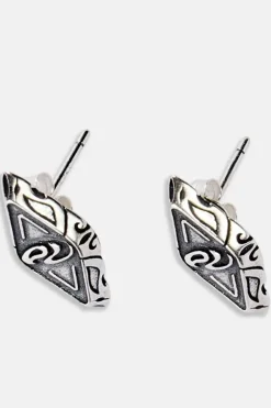 Silver Stamp Earrings