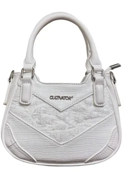 Snake Print Ruched Phone Bag