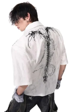 Snake Spine Beaded Shirt