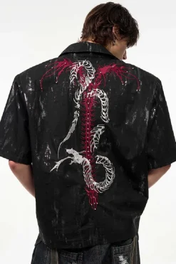 Snake Spine Beaded Shirt