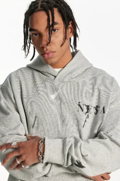 Spray Paint Distressed Hoodie