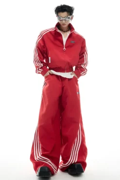 Striped Retro Track Jacket