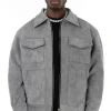 Suede Multi Pocket Jacket