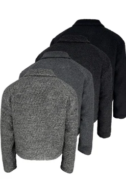 Textured Wool Short Jacket