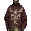 Totem Knit Hooded Sweater