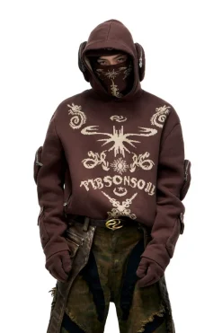 Totem Knit Hooded Sweater