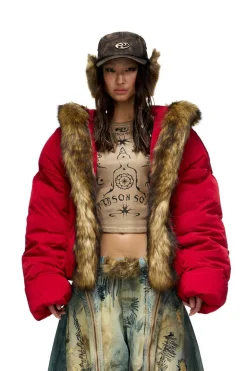 Totem Red Down Coat