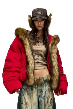 Totem Red Down Coat