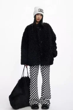 Vegan Lamb Wool Jacket