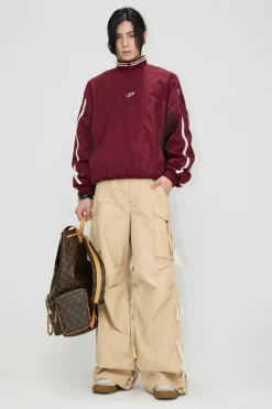 Vintage Colorblock Pullover Jacket