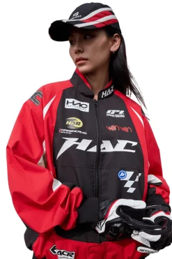Vintage Colorblock Racing Jacket