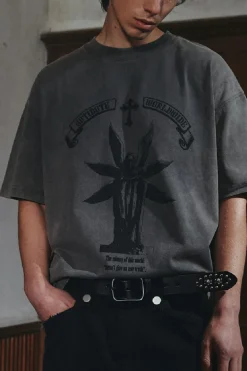 Vintage Plague Doctor Print Tee