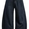 Vintage Raw Denim Wide-Leg Jeans