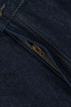 Vintage Raw Denim Wide-Leg Jeans