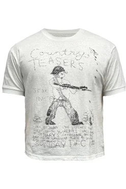 War Print Fitted Tee