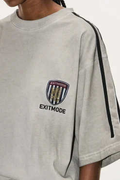 Washed Badge Patchwork Jersey