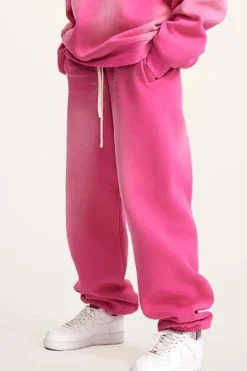 Washed Gradient Fleece Sweatpants