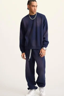 Washed Gradient Fleece Sweatpants