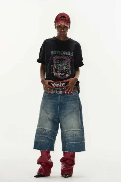 Washed Overlap Graphic Tee