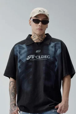 Washed Vintage Polo T-Shirt