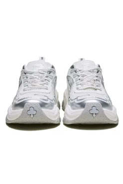 White Breathable Dad Sneakers