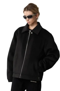 Woolen Zipper Jacket