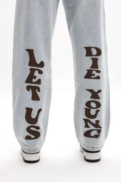 Young Embroidered Flared Jeans